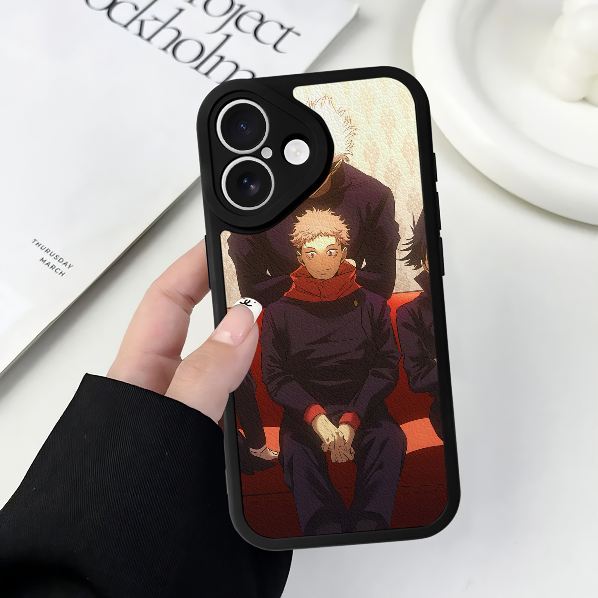 （画像用） SPY×FAMILY间谍家家酒 【iPhone 16シリーズ対応】シリコンスマホケース（レザー調） 材質：シリコン